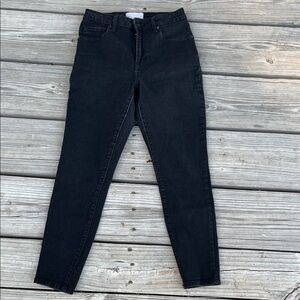 Everlane Black Skinny High-Rise Jeans
